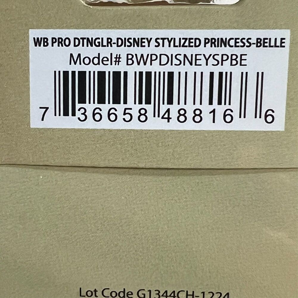 Disney Wet Brush Pro Princess Belle Limited Edition Pro Detangler Hairbrush New - Picture 4 of 4
